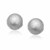 Texture Half Ball Stud Earrings in Sterling Silver