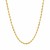 Solid Diamond Cut Rope Chain in 14k Yellow Gold (2.50 mm)