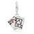 Playing Cards Charm in Sterling Silver