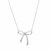 Bow Necklace in Sterling Silver