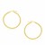 Classic Hoop Earrings in 14k Yellow Gold (2x30mm)