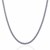 Classic Rhodium Plated Popcorn Chain in 925 Sterling Silver (3.5mm)