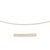 Dual Strand Cable Pendant Chain in 14k Two-Tone Gold (1.10 mm)