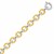 Polished Fancy Bracelet in 18K Yellow Gold and Sterling Silver