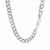 Sterling Silver Rhodium Plated Curb Chain (7.3 mm)