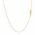 Oval Cable Link Chain in 14k Yellow Gold (0.6 mm)