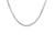 Gourmette Chain in 14K White Gold (2.80 mm)