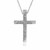 Diamond Dust Cross Design Pendant in Sterling Silver