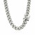 Sterling Silver Rhodium Plated Miami Cuban Chain (8.4 mm)