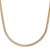 Classic Miami Cuban White Pave Solid Chain in 14k Yellow Gold (6.00 mm)