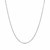 Diamond Cut Cable Link Chain in 18k White Gold (1.10 mm)