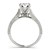 14k White Gold Round Pronged Antique Design Diamond Engagement Ring (1 5/8 cttw)