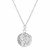 Sterling Silver 18 inch Necklace with Roman Coin Pendant