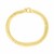 14k Yellow Gold High Polish Chevron Link Bracelet (6.00 mm)
