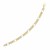Textured and Smooth Link Bracelet in 14k Two-Tone Gold