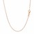 Round Cable Link Chain in 18k Rose Gold (0.97 mm)