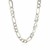 Classic Rhodium Plated Figaro Chain in 925 Sterling Silver (8.1mm)