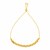 Adjustable Round Link Chain Bracelet in 14k Yellow Gold