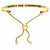 Yellow Stainless Steel Expect The Unexpected Adjustable Bracelet