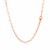 14K Rose Gold Delicate Paperclip Chain (2.10 mm)