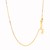 Adjustable Box Chain in 14k Yellow Gold (.70mm)