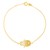 14k Yellow Gold Hamsa Bracelet