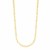 Polished Cable Chain Design Necklace in 14k Yellow Gold