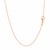 Oval Cable Link Chain in 14k Pink Gold (0.85 mm)
