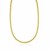 Braided Fox Chain Necklace in 14k Yellow Gold
