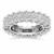 Classic Emerald Cut Diamond Eternity Ring in 14k White Gold