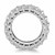 Classic Emerald Cut Diamond Eternity Ring in 14k White Gold