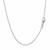Round Cable Link Chain in 14k White Gold (1.10 mm)