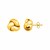 Polished Love Knot Post Earrings in 14k Yellow Gold(8.5mm)