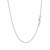 Sterling Silver Rhodium Plated Bead Chain (1.2 mm)