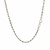 Solid Diamond Cut Rope Chain in 14k White Gold (2.5mm)
