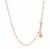 Adjustable Paperclip Chain in 14k Rose Gold (1.50 mm)