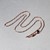 Adjustable Paperclip Chain in 14k Rose Gold (1.50 mm)