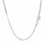 Classic Rhodium Plated Snake Chain in 925 Sterling Silver (1.2mm)
