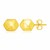 14k Yellow Gold Polished Geometric Shape Earrings