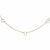 Interlaced Textured Ring Station Chain Necklace in 14K Two-Tone Gold