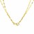 Teardrop Lariat Fancy Double Strand Necklace in 14k Yellow Gold