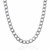 Classic Rhodium Plated Curb Chain in 925 Sterling Silver (11.6mm)