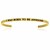 Yellow Stainless Steel I Was Born To Be Awesome Cuff Bracelet