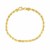 Solid Diamond Cut Rope Bracelet in 10k Yellow Gold (5.0mm)