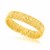 Flat Motif Wire Mesh Bangle in 14K Yellow Gold