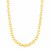 Shiny Oval Link Necklace in 14k Yellow Gold