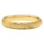 Engraved Large Bangle in 14K Yellow Gold (12.00 mm)