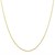 Thin Round Omega Necklace in 14k Yellow Gold