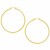 Classic Hoop Earrings in 14k Yellow Gold (55mm Diameter) (2.0mm)