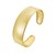 Designer Classic Cuff Bangle in 14K Yellow Gold (20.40 mm)